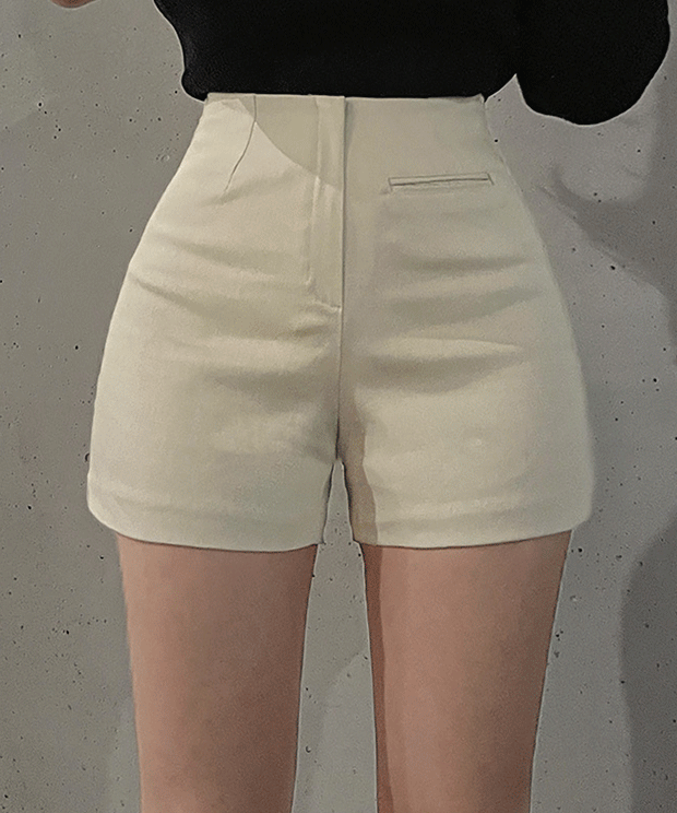 [🚀Old Money/Must-have ෆ] Blime cotton high-waist shorts,pt