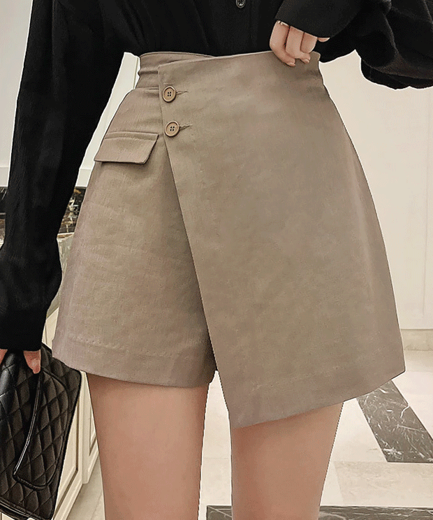 [Fit Guaranteed/Zone] Mont High Skirt Pants,pt