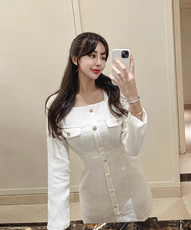 [Luxury fit/guest look] Bren tweed mini dress, ops