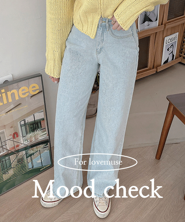 [Color sense / life fit] Pat Thai blue overfit pants, pt